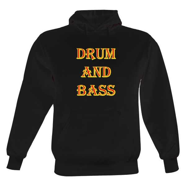 DRUM AND BASS žluto červené